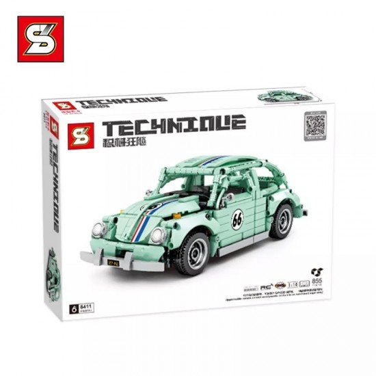 Sembo s 8411   volkswagen kever mintgroen 009